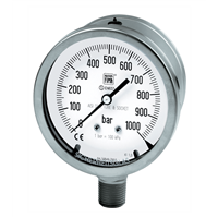 MGS20 DN100-150 Safety Pressure Gauge Solid Front